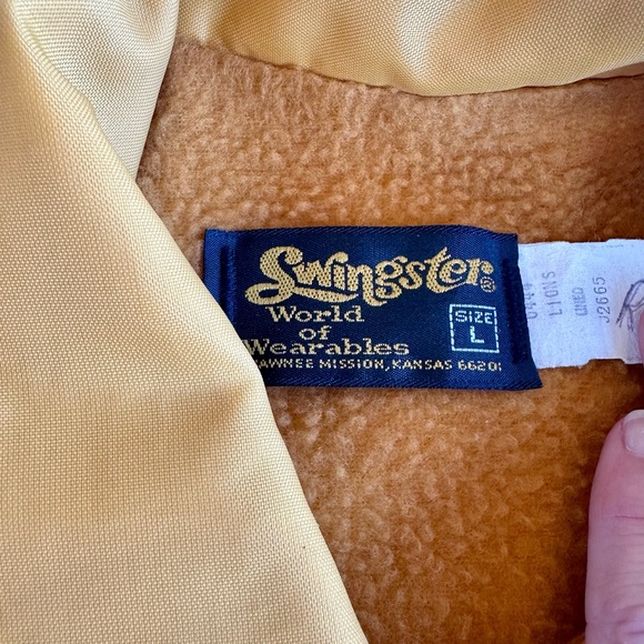 Vintage Lions International Swingster Gold Jacket with Patch Size Large - Picture 3 of 10
